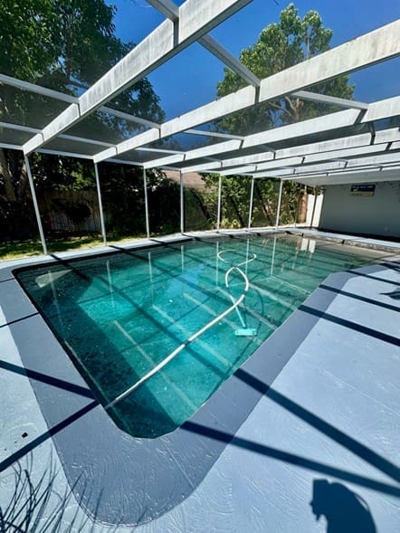 Professional pool deck coating system in Sarasota FL by U Plus Me LLC