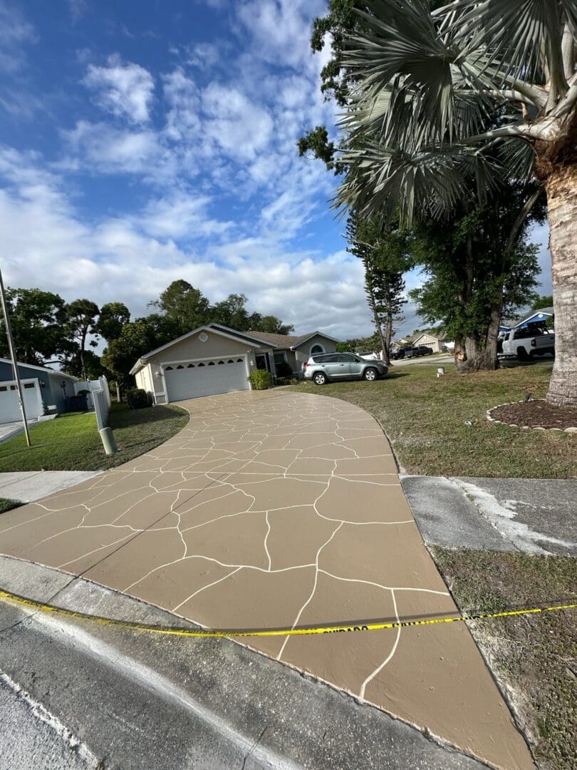 Driveway resurfacing in Bradenton FL by U Plus Me LLC