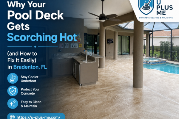 Why Your Pool Deck Gets Scorching Hot (and How to Fix It Easily) in Bradenton, FL?